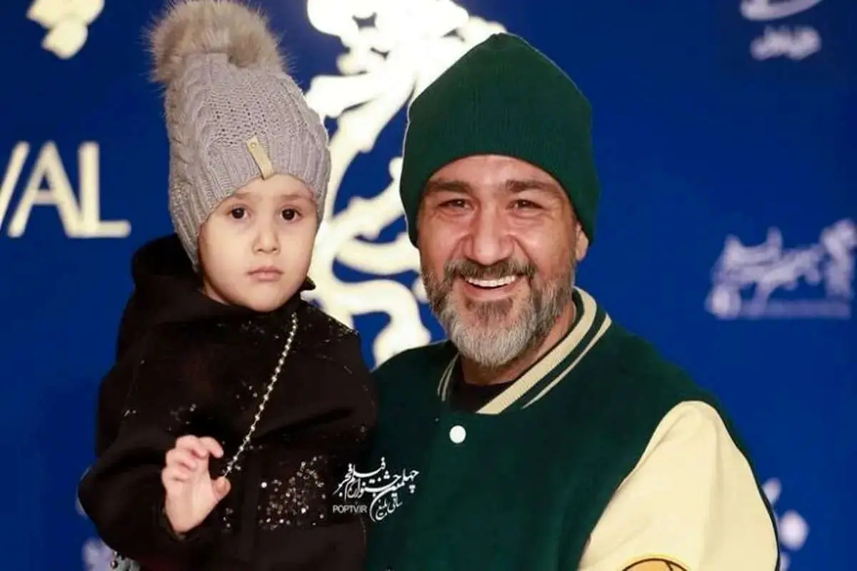 تیپ مهران غفوریان و دخترش در عروسی آرام جعفری