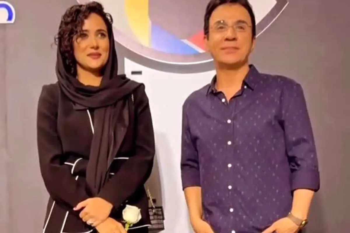 ببینید؛ تلاش عمو پورنگ برای همقد شدن با پریناز ایزدیار
