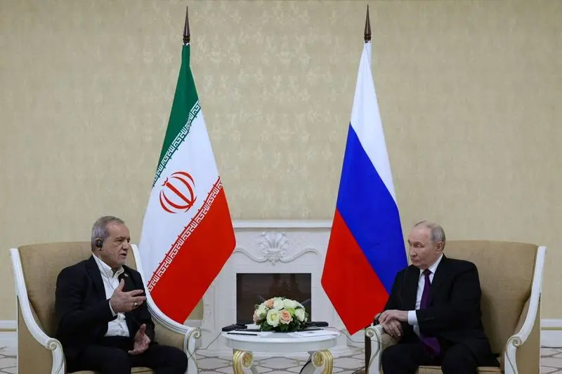 دیدار پزشکیان و پوتین
