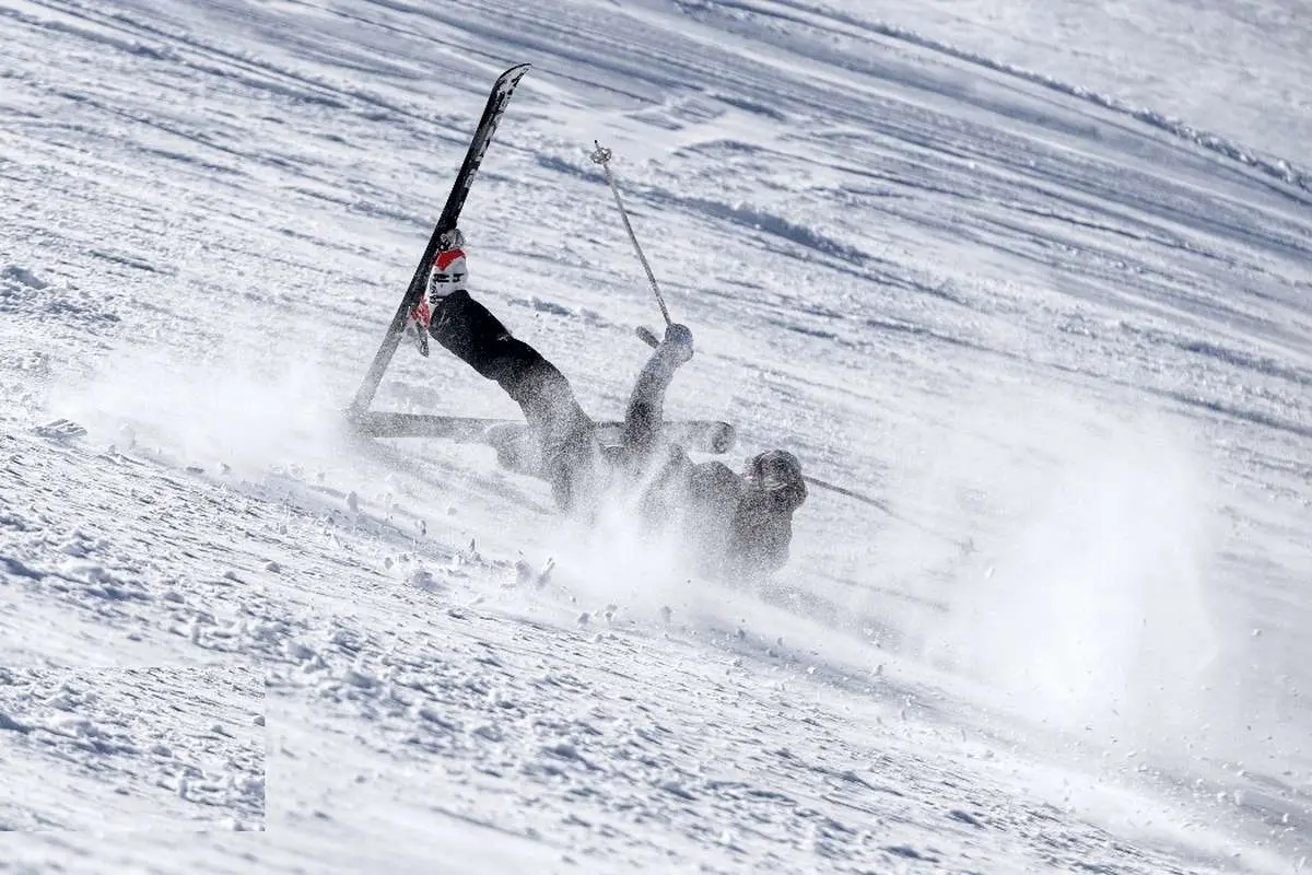 تصاویر؛ پیست اسکی تاریک‌دره همدان