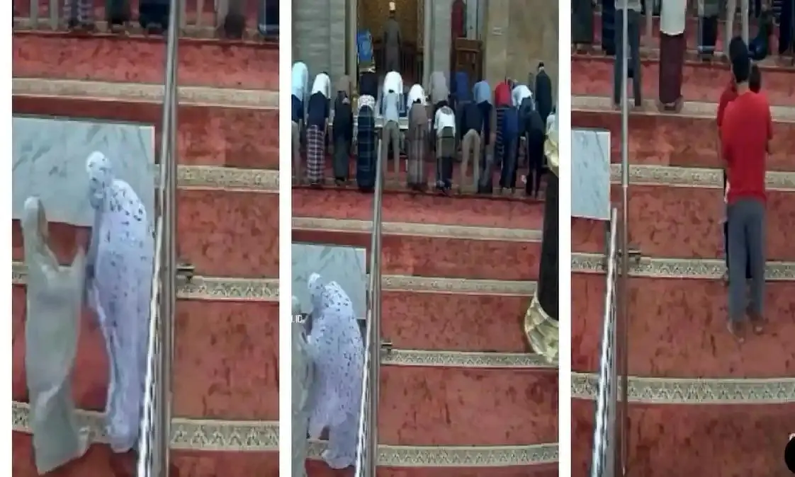 اقدام حادثه‌آفرین دو دختر هنگام اقامه نماز در مسجد