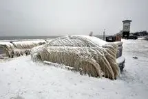 دریاچه‌ای که به بیابان یخی تبدیل شد