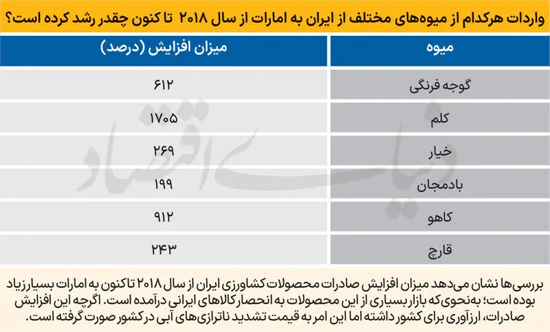 واردات میوه