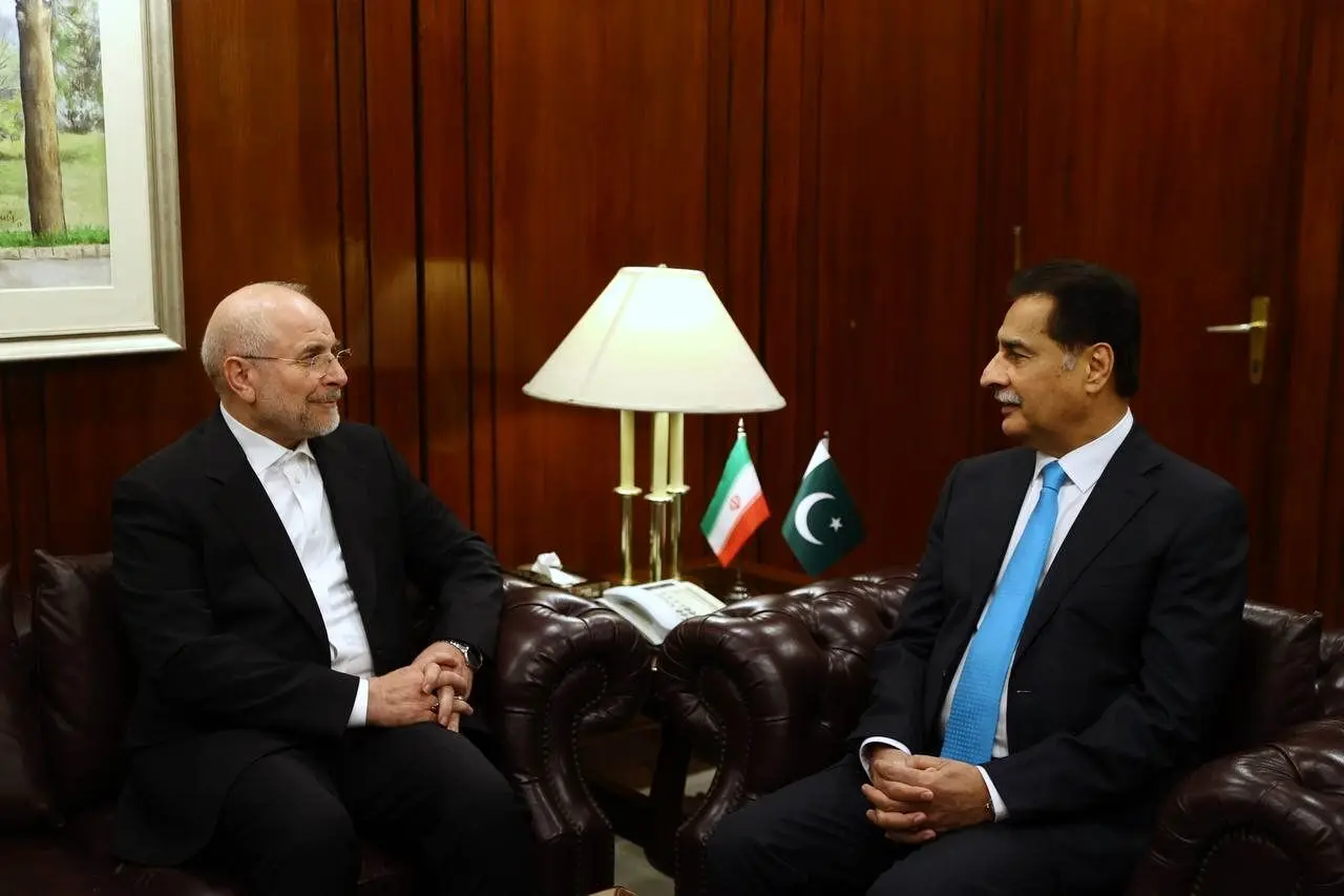 هدیه نفیس قالیباف به رئیس مجلس پاکستان