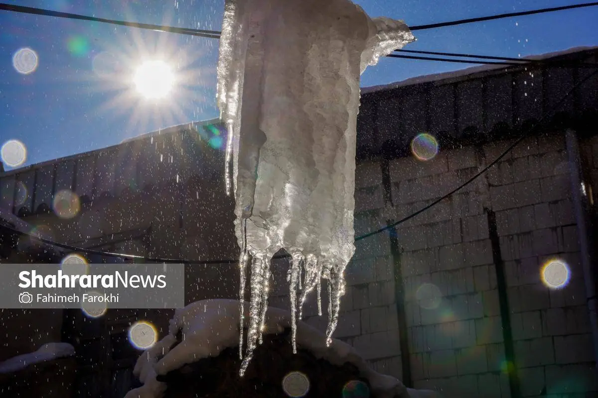تصاویر؛ طبیعت زمستانی روستای کنگ 17