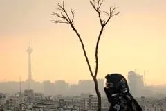 دلیل عوض شدن رنگ آسمان تهران 
