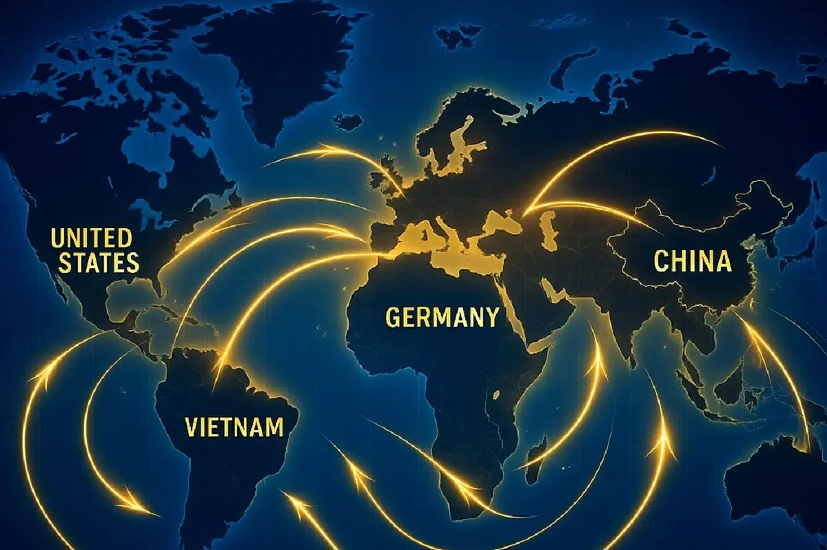 آمریکا صدرنشین واردات جهانی 2024؛ چین و آلمان در رتبه‌های دوم و سوم