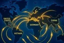 آمریکا صدرنشین واردات جهانی 2024؛ چین و آلمان در رتبه‌های دوم و سوم