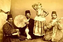 عکس هایی جذاب از یک گروه نمایش و رقص در دوران قاجار