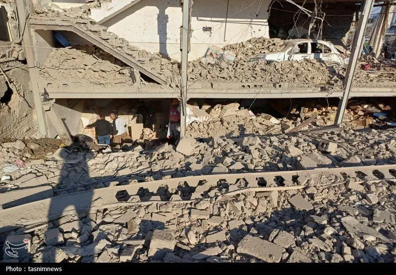 حمله موشکی اسرائیل به مناطق مسکونی سنندج‌