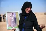 تصاویر؛ سوگواری کُردها در محل گورهای جمعی