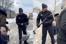 برف‌روبی زهران ممدانی در خیابان‌های نیویورک