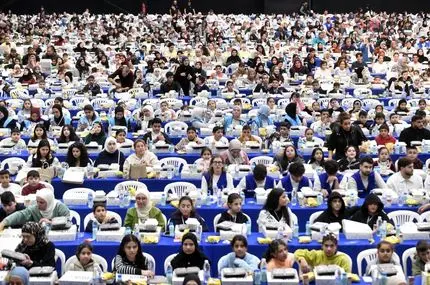 بزرگ‌ترین سفره افطار جهان