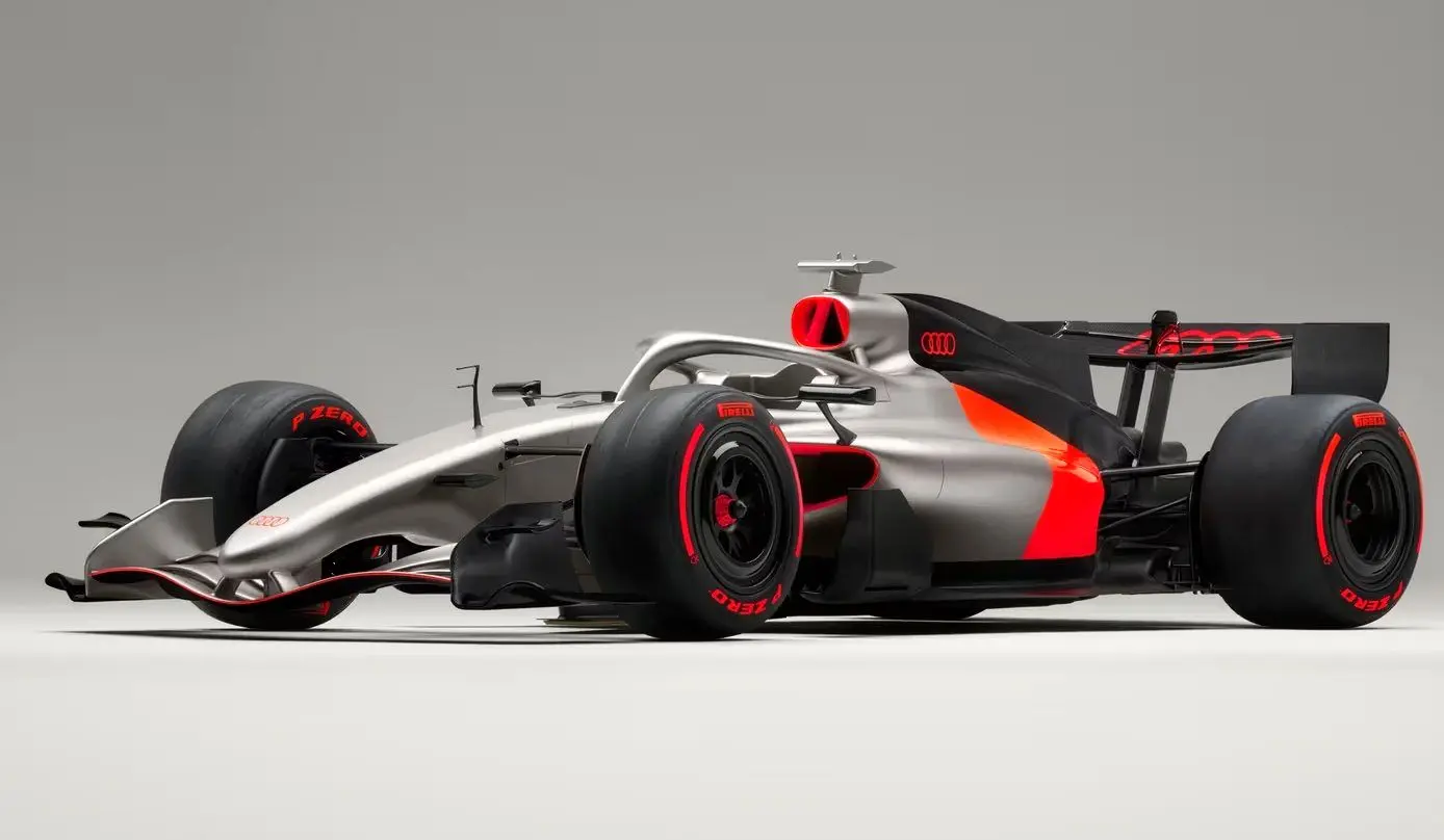 آئودی از نخستین خودروی فرمول یک خود رونمایی کرد