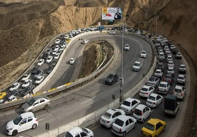 از ساعت ۱۸ جاده چالوس یک طرفه می‌شود
