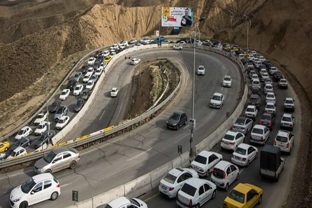 از ساعت ۱۸ جاده چالوس یک طرفه میشود