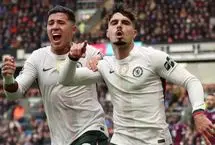 باخت ۲ بر صفر برنلی مقابل چلسی؛ آبی‌های لندن به رده دوم  رسیدند