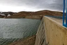 تصاویر؛ روزهای کم آبی در سد اکباتان همدان