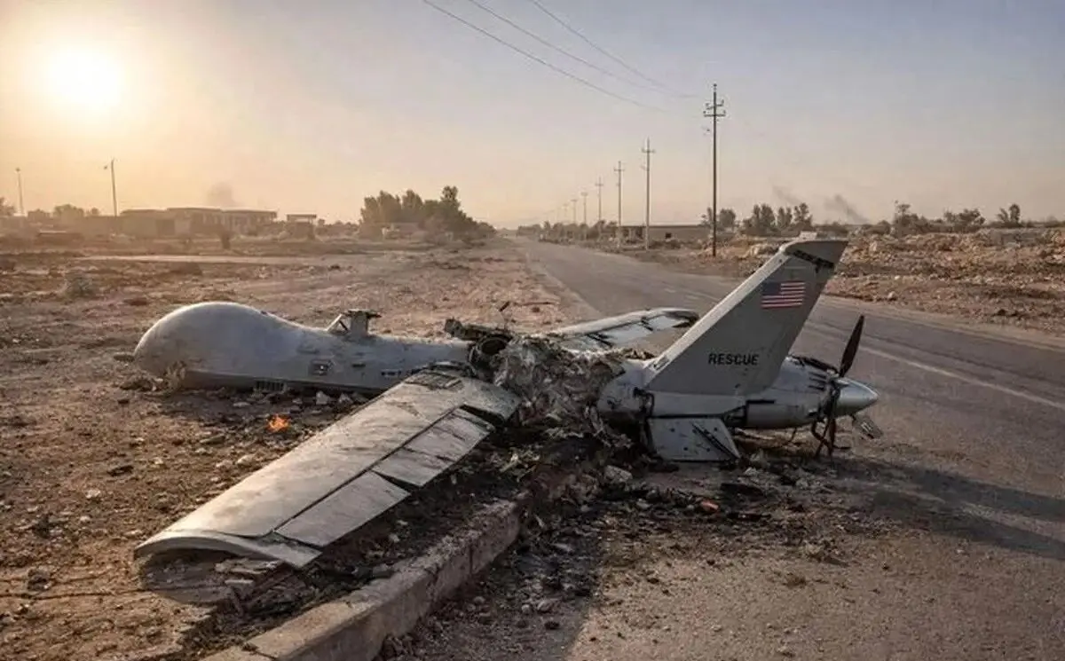 انهدام یک فروند پهپاد «MQ۹» در اصفهان