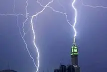 باد و باران شدید در مکه