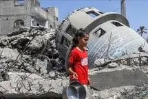 نصب بلندگوهای پخش اذان در غزه ویران شده 