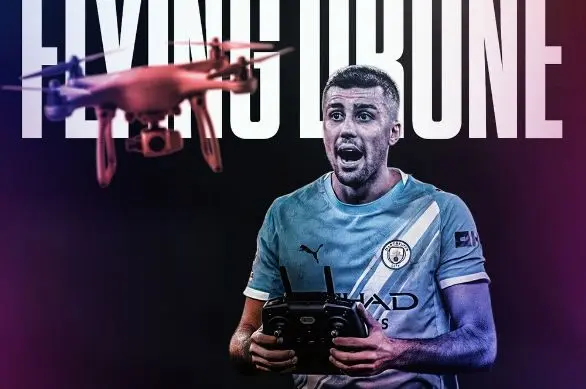 دردسرسازی پرواز پهپاد برای ستاره فوتبال