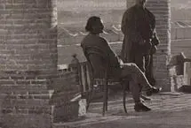 منظرۀ متفاوت حرم حضرت معصومه (س) از بالکن یک عمارت اعیانی