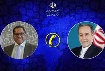 گفت‌وگوی تلفنی وزرای امور خارجه ایران و سریلانکا

