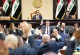 ببینید؛ نمایندگان پارلمان عراق به جان هم افتادند