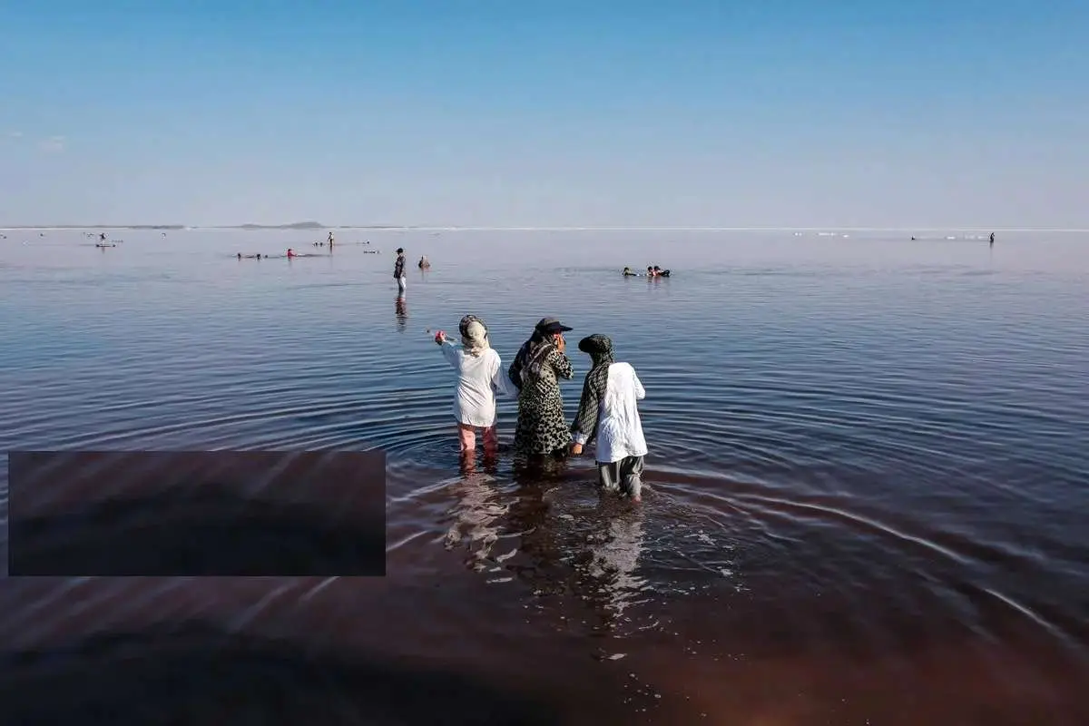 عکس ماهواره‌ای از دریاچه ارومیه در خشک‌ترین تابستان