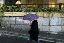 اولین بارش پاییزی در کرج دوشنبه ۱۰ آذر