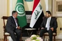 رایزنی نخست‌وزیر عراق و دبیرکل اتحادیه عرب درباره تحولات منطقه