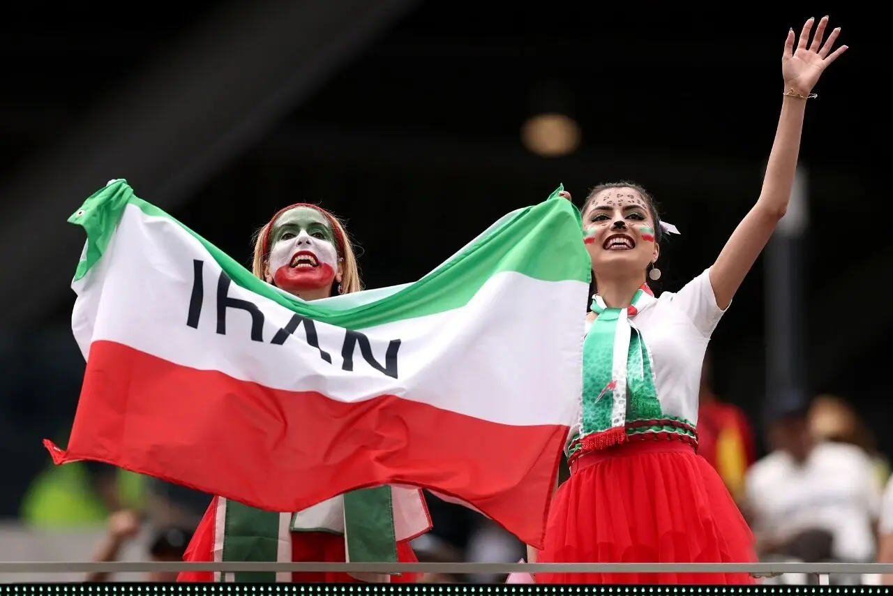 تصاویر؛ هواداران تیم ملی ایران در دیدار مقابل بلژیک