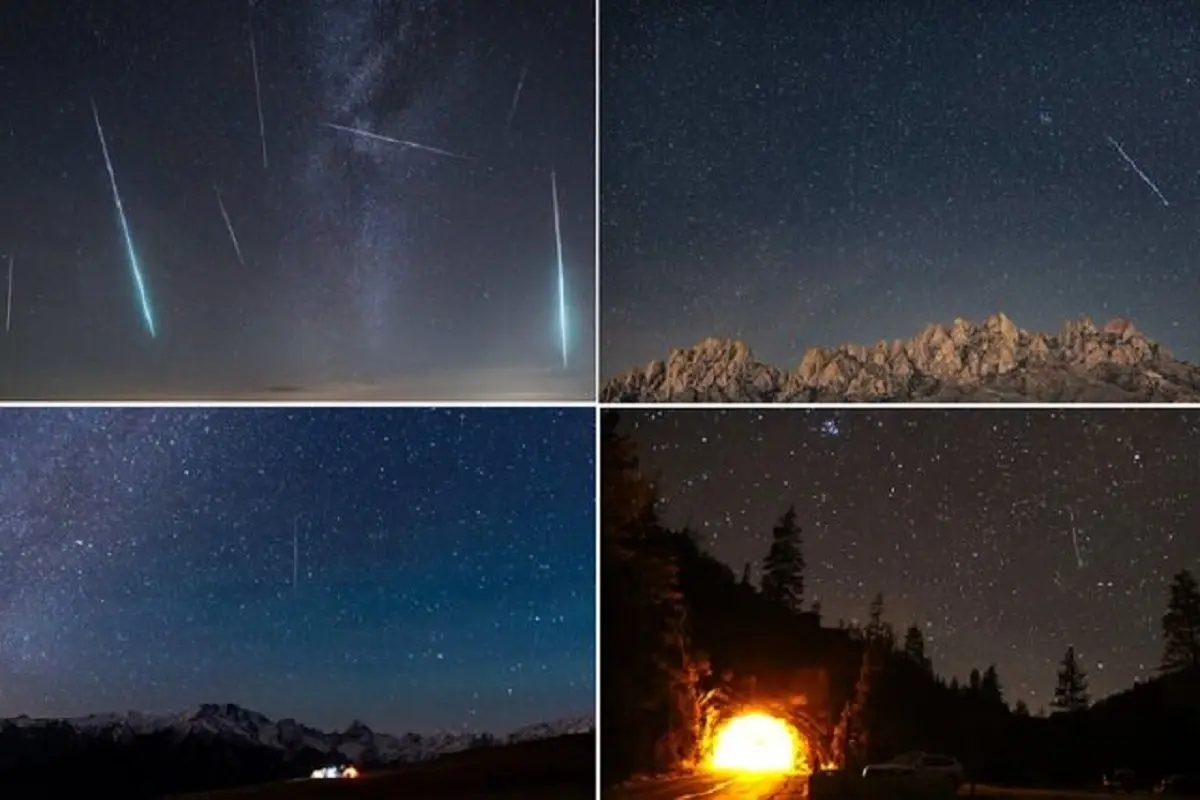 بارش شهابی جوزایی ۲۰۲۵ در قاب عکاسان نجومی جهان