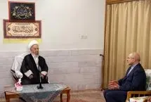دیدار قالیباف با مکارم شیرازی