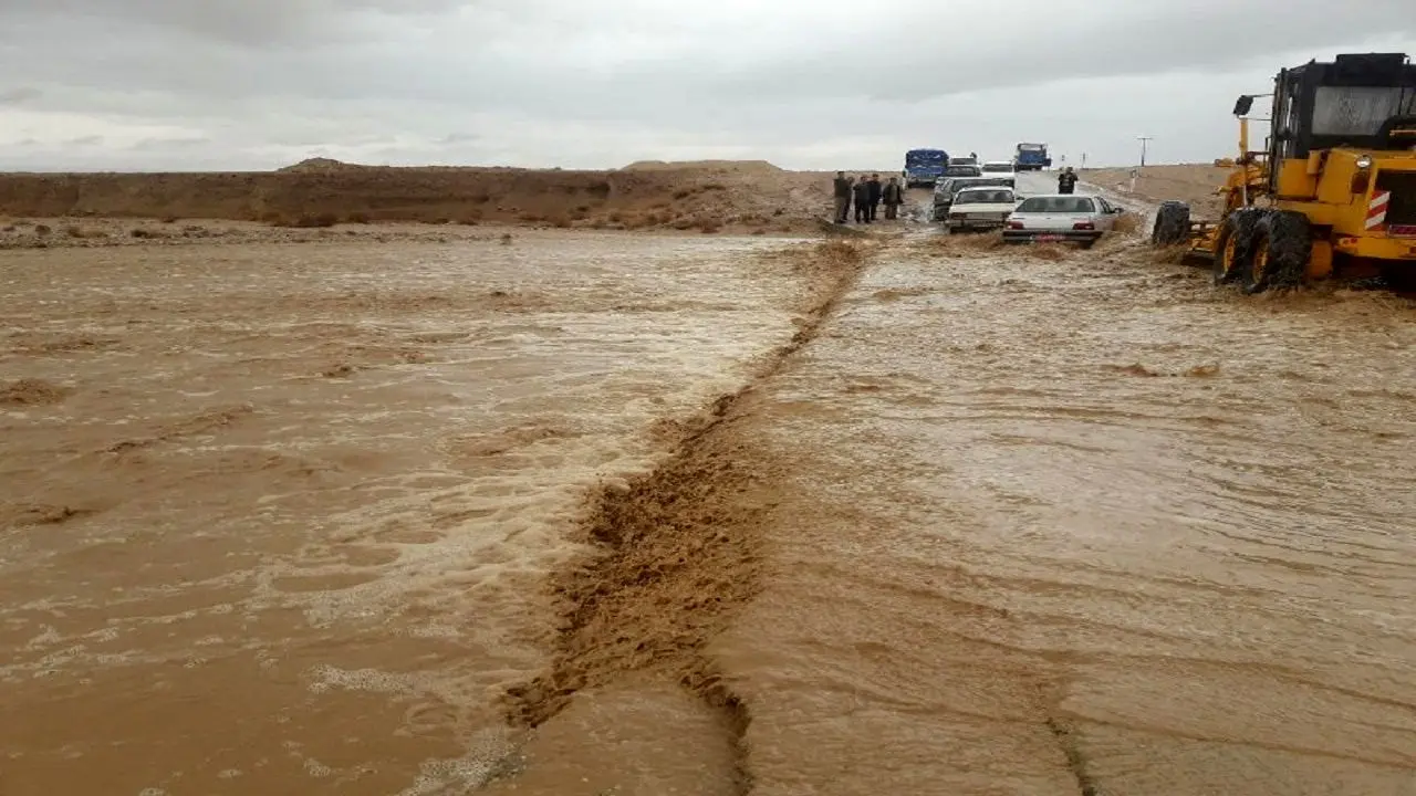 ببینید؛ سیلاب در چاهدراز خراسان‌جنوبی