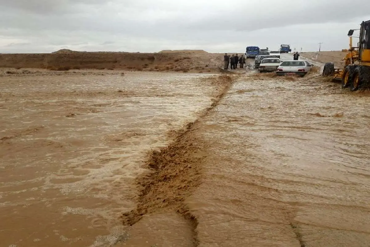 ببینید؛ سیلاب در چاهدراز خراسانجنوبی