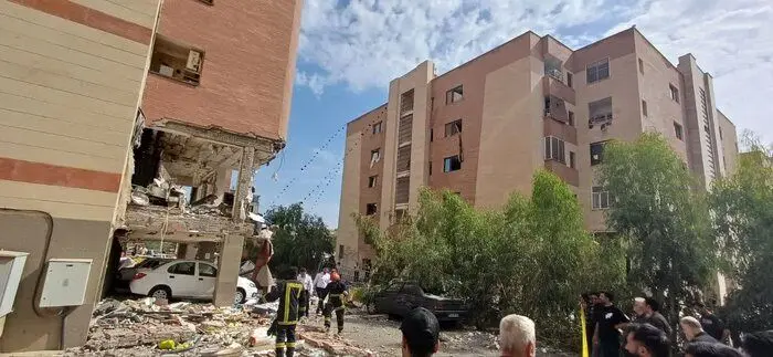 انفجار در یک مجتمع‌ مسکونی در پردیسان قم