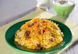 طرز تهیه قنبیدپلو قم با کلم قمری و گوشت قلقلی