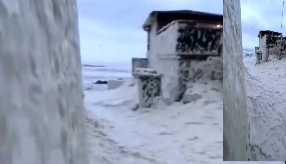 فوم دریایی کم‌سابقه، سواحل دوبلین را پوشاند