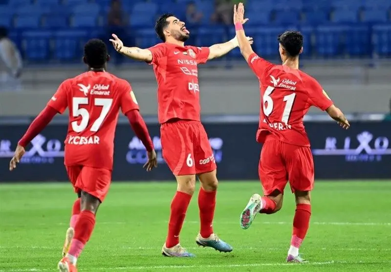 ببینید؛ خلاصه بازی النصر دبی 1 - شباب الاهلی 1