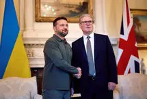زلنسکی با انگلیس توافق تسلیحاتی امضا کرد
