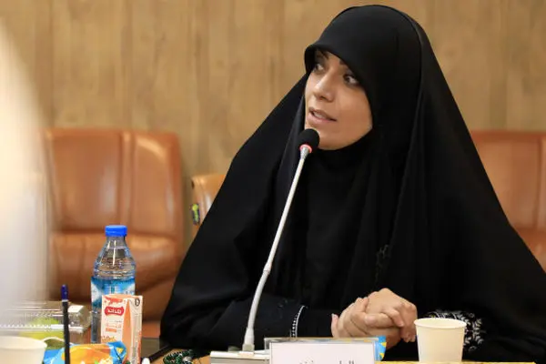 عکس؛ الهام چرخنده در ستاد امر به معروف