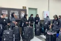 تصاویر؛ تیم ملی فوتبال بانوان وارد ایران شد