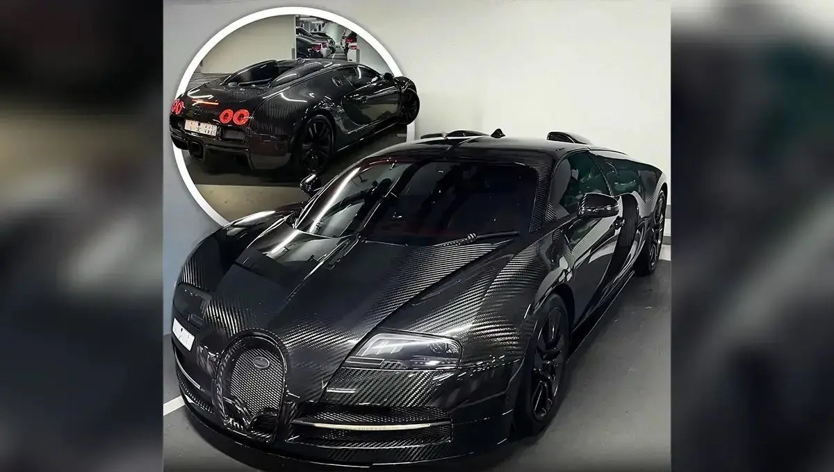 سیاه‌ترین ویرون تاریخ؛ بوگاتی در لباس فیبر کربن