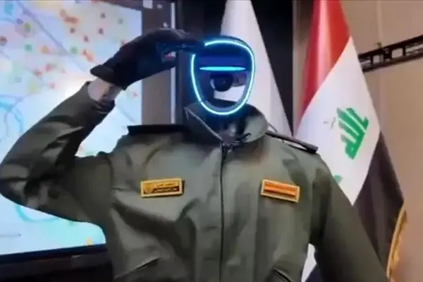 «سروان حسن»؛ ربات عراقی که به تامین امنیت انتخابات کمک کرد