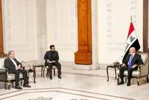 تصاویری از دیدار عراقچی با رئیس جمهور و نخست وزیر جدید عراق 