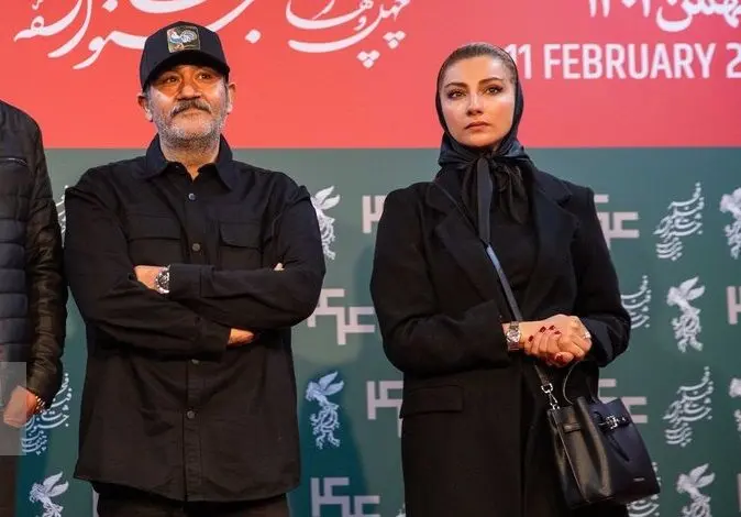 تصاویر؛ مهران غفوریان و محیا دهقانی در روز اول جشنواره فیلم فجر