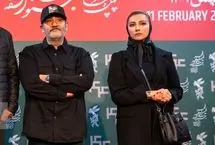 تصاویر؛ مهران غفوریان و محیا دهقانی در روز اول جشنواره فیلم فجر