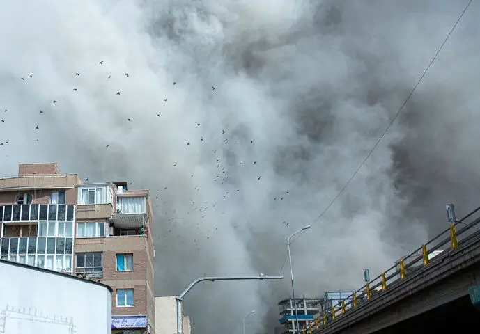 تصاویر؛ حملات هوایی امروز به تهران